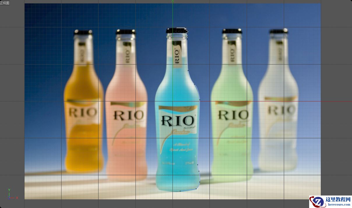 C4D详细解析啤酒瓶渲染教程