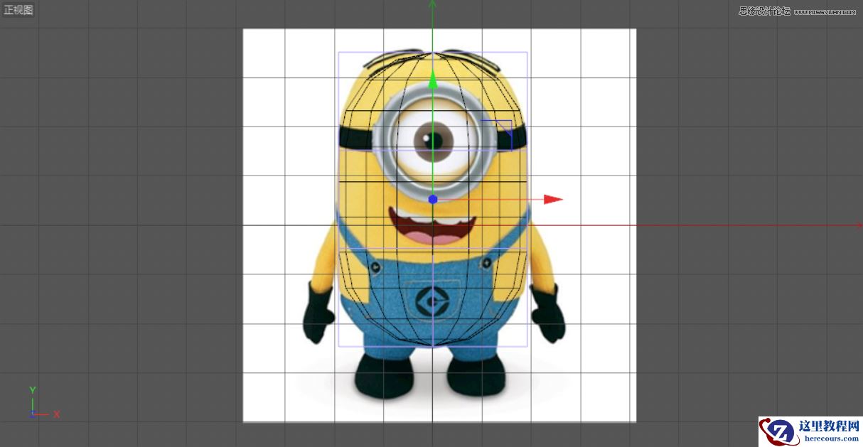 C4D制作呆萌的小黄人建模教程