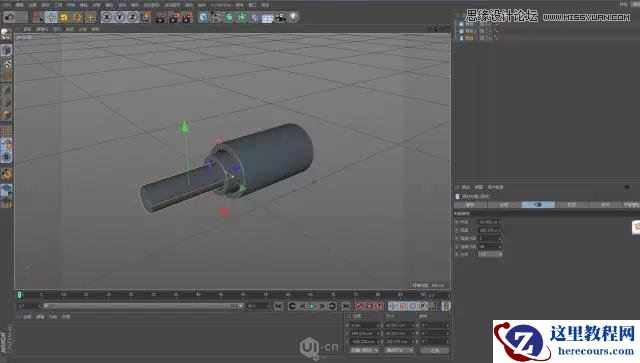 C4D制作立体主题风格的小模型