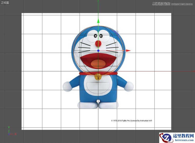 C4D详解机器猫哆啦A梦建模及渲染