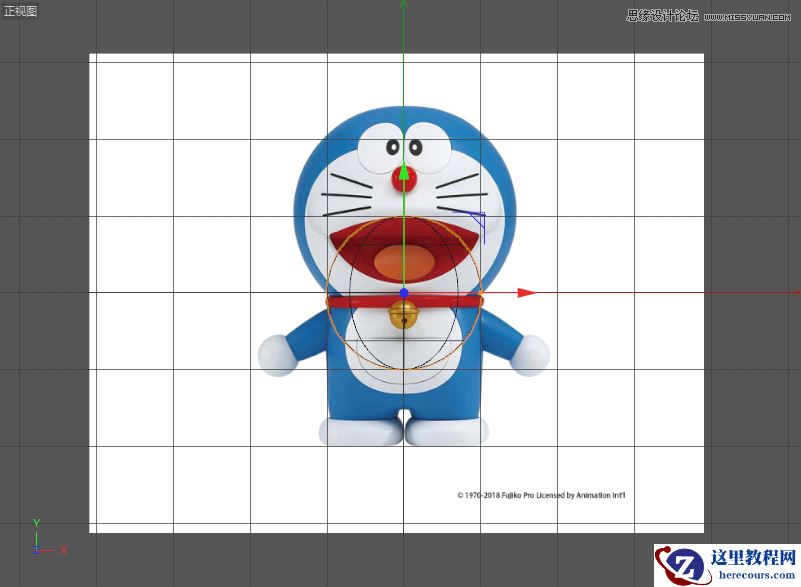 C4D详解机器猫哆啦A梦建模及渲染