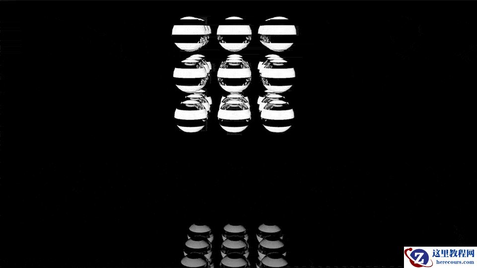 C4D教程：制作超简单小球动画