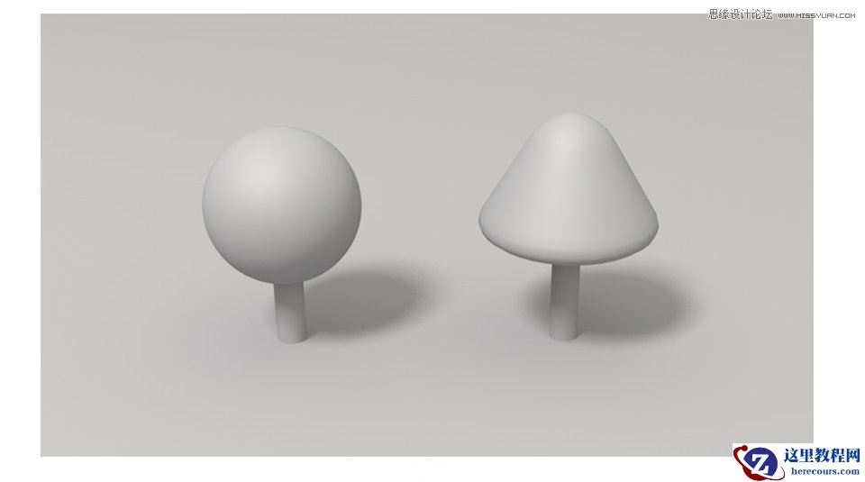C4D实例教程：详解树木建模教程