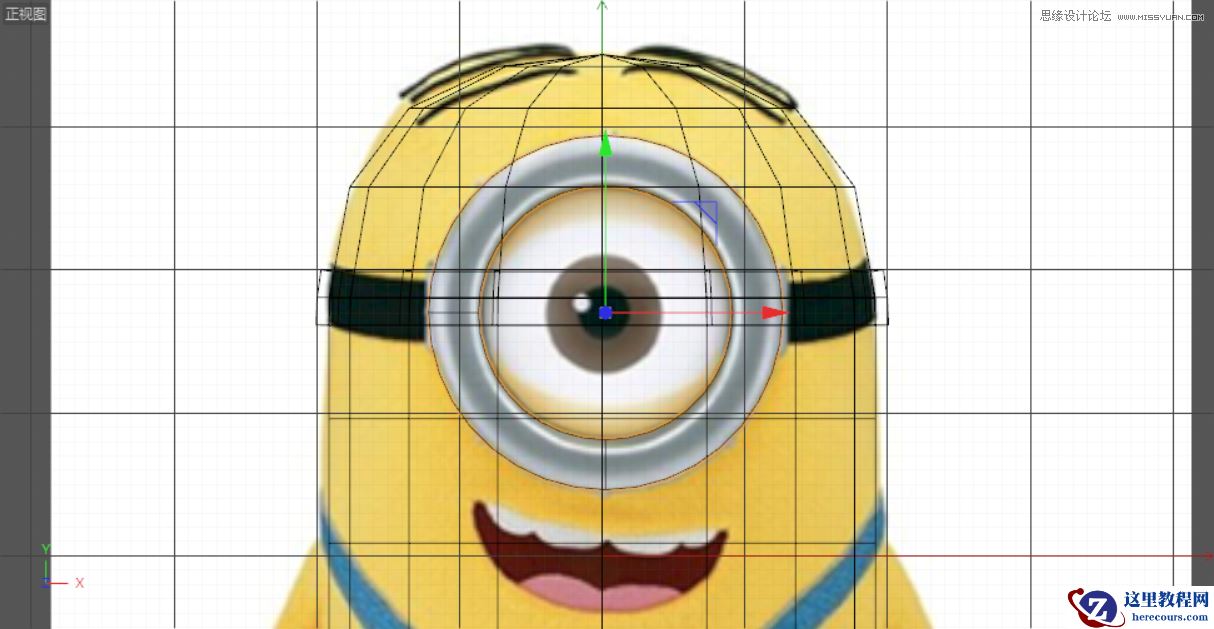 C4D制作呆萌的小黄人建模教程