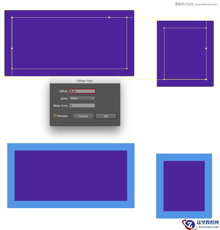 Illustrator设计创意的未来科技插画场景