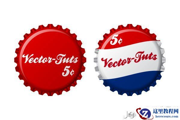 Illustrator CS4绘制漂亮的葡萄酒瓶盖