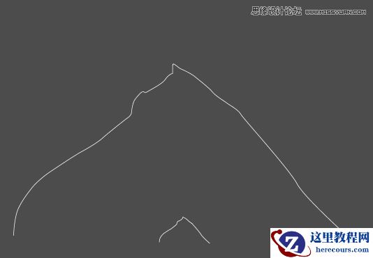 Illustrator绘制简洁风格的小山丘教程