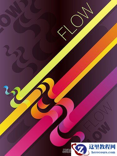 Illustrator实例教程：绘制精美渐变插画