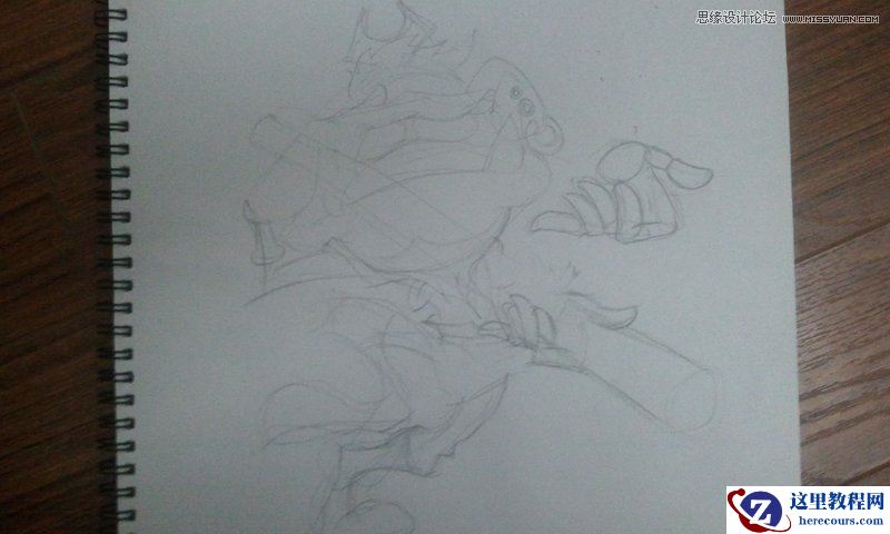 Illustrator绘制卡通风格的孙悟空