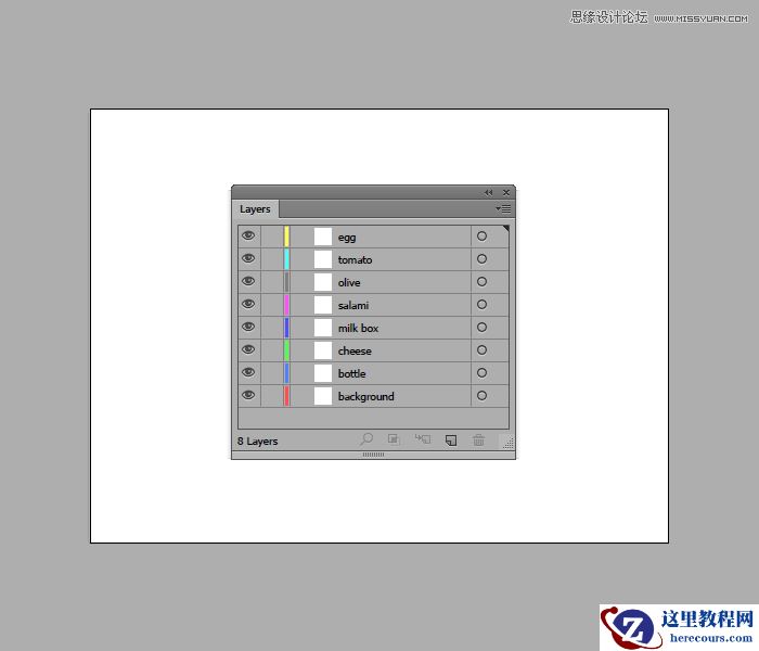 食物图标:AI绘制简约风格的食品图标