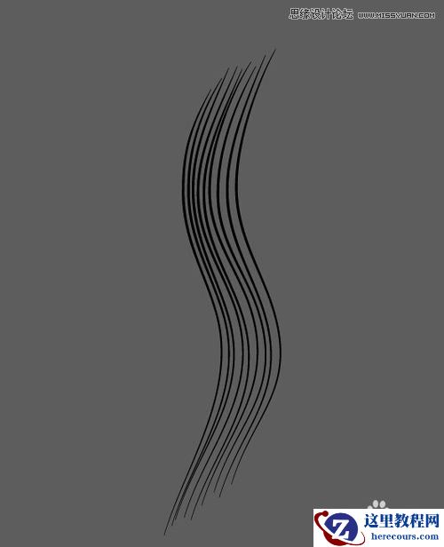 Illustrator绘制逼真的美女头发教程