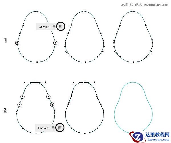 Illustrator绘制立体逼真的鸭梨效果图