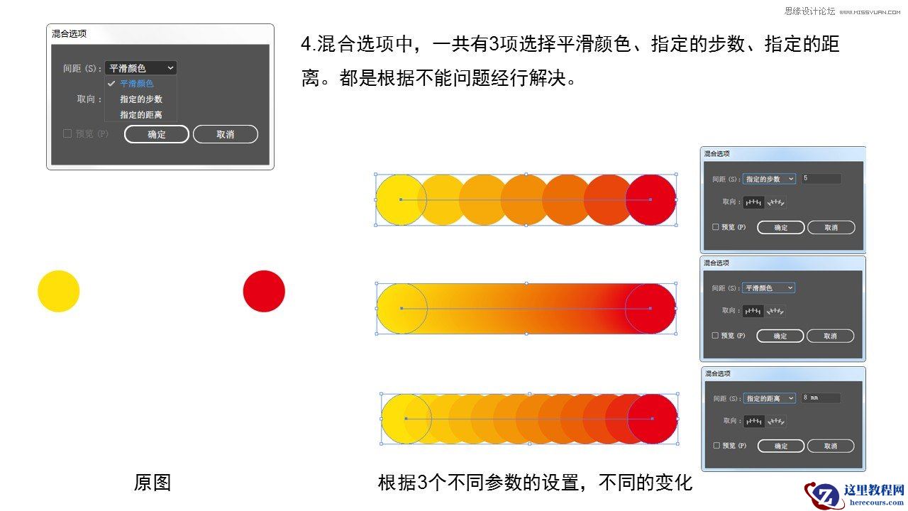 Illustrator详细解析混合工具的多种基本运用