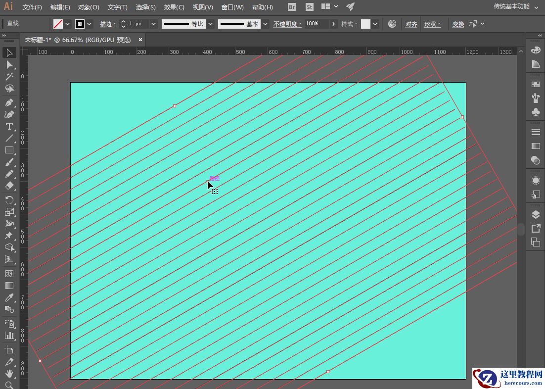 Illustrator绘制2.5D风格的多彩魔方