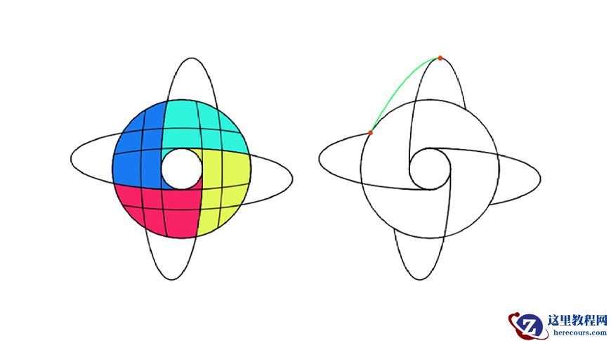 Illustrator设计紫色立体效果的企业LOGO