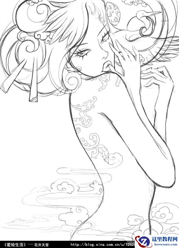 Illustrator制作时尚插画的教程