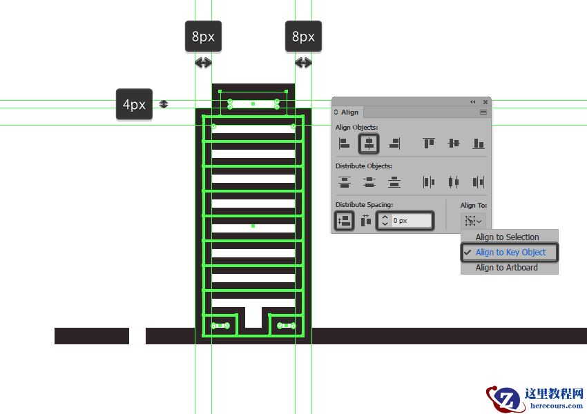 Illustrator绘制线描风格的城市插图教程