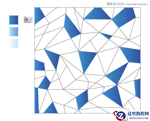 Illustrator创建酷炫时尚的多边形背景