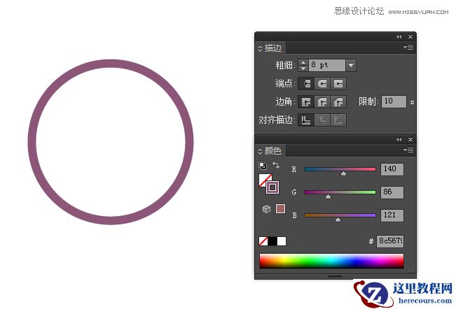 Illustrator绘制矢量风格的自行车效果图