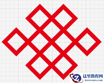 Illustrator制作标准的中国联通标志教程