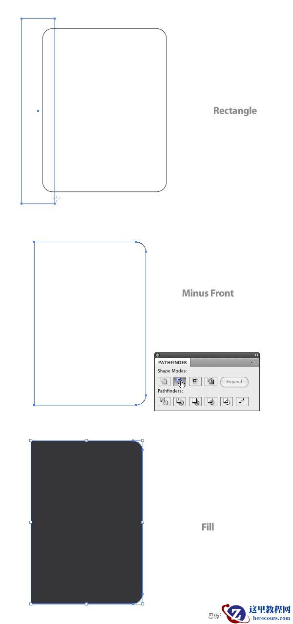 Illustrator教程:绘制记事簿教程