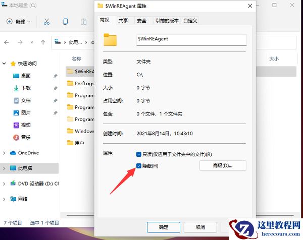 Win11查看系统隐藏文件方法教程