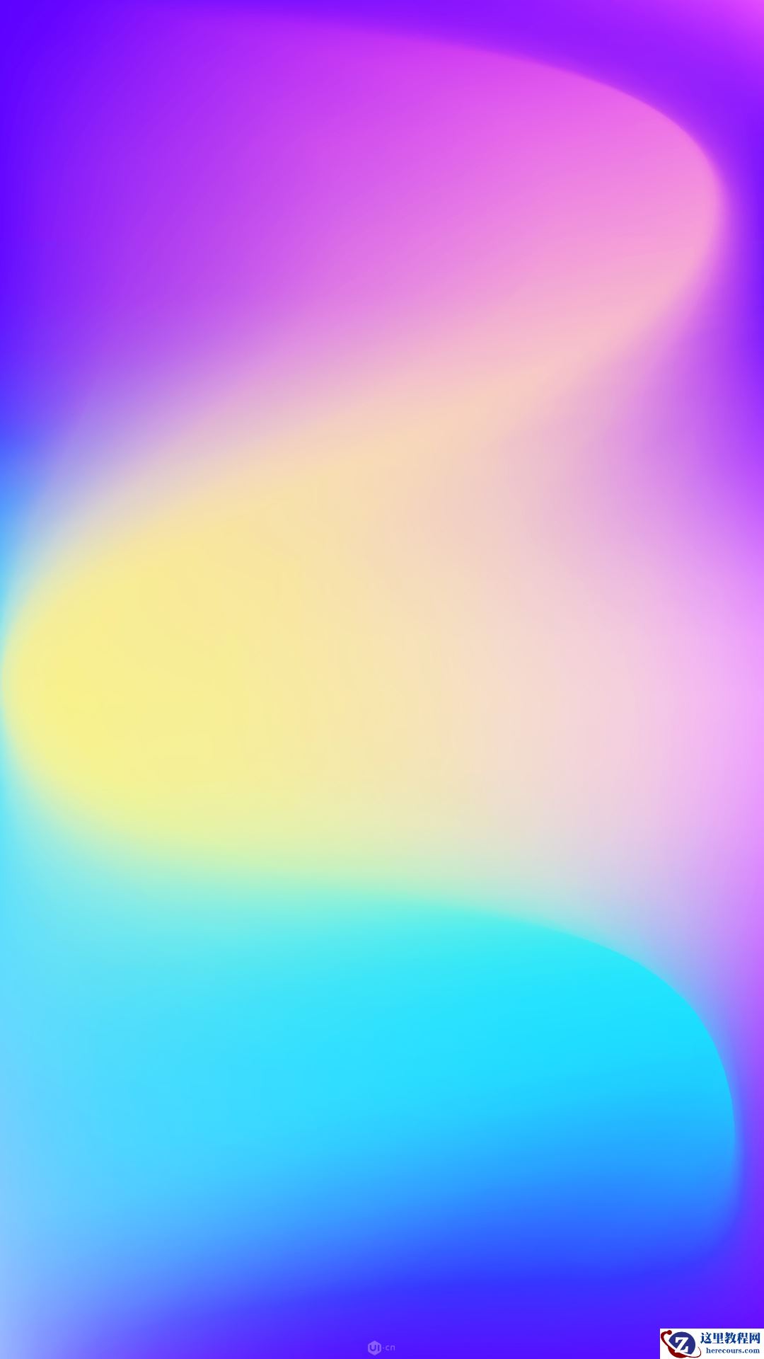 Illustrator网格工具制作不规则渐变色壁纸