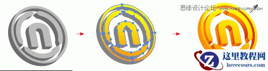 Illustrator绘制矢量风格3D图标教程