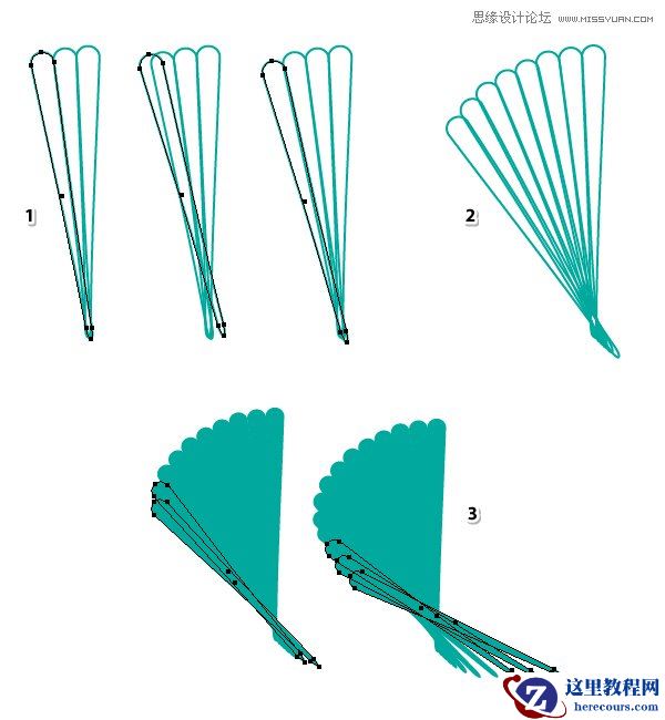 Illustrator绘制时尚彩色的逼真贝壳