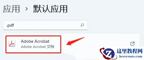 win11怎么设置PDF默认打开方式？win11设置PDF默认打开方式教程