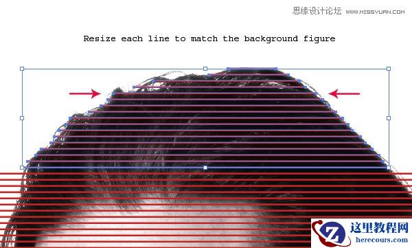 Illustrator把照片制作成矢量线条插画