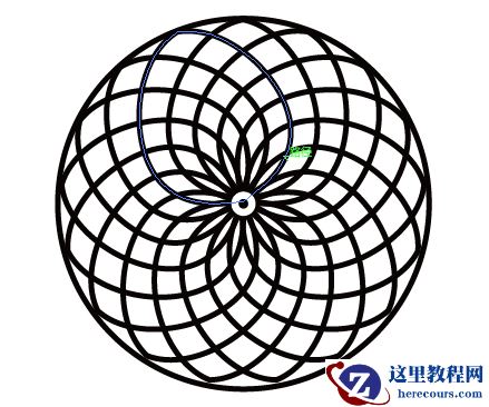 Illustrator绘制创意的万花筒花朵图形