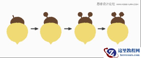 Illustrator绘制抽象风格的小蜜蜂效果