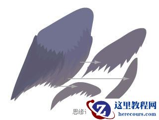 Illustrator色阶画法精细绘制鸟类插画