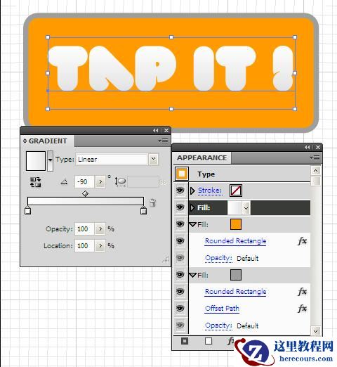 Illustrator创建一个可以无限重用的按钮样式