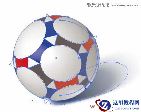 Illustrator绘制超酷的世界杯足球教程