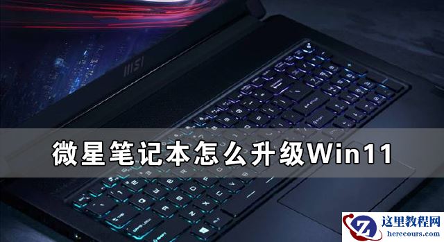 微星笔记本怎么升级Win11 微星笔记本升级Win11详细教程