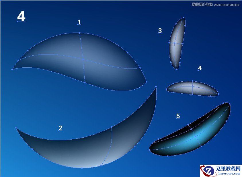 Illustrator绘制逼真通透的泡泡教程