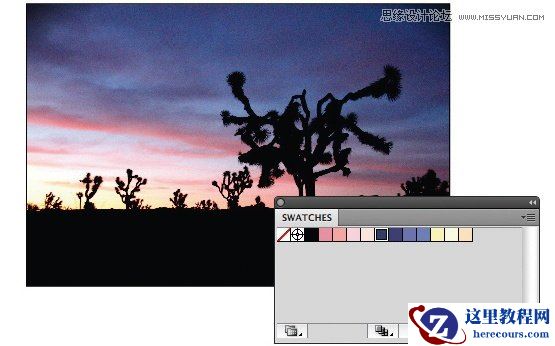 Illustrator在智能对象上添加纹理
