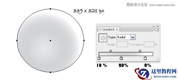 Illustrator制作万圣节带血丝的恐怖眼球