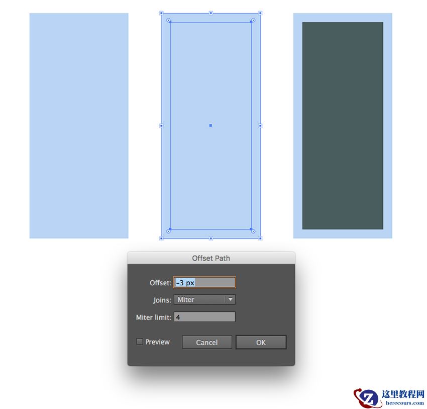 Illustrator绘制唯美的冬季插画效果图