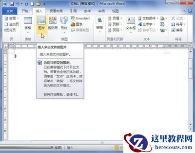 单击“图片”按钮