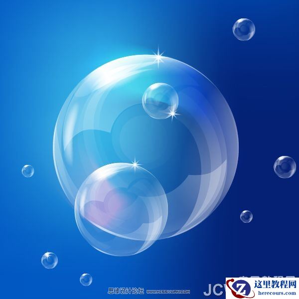 Illustrator打造漂亮的梦幻高光气泡