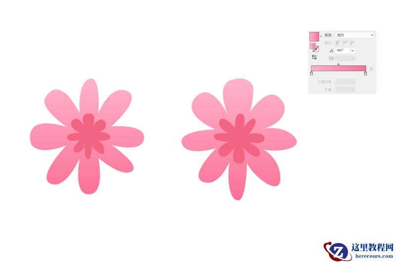 Illustrator绘制矢量风格的花丛文字效果