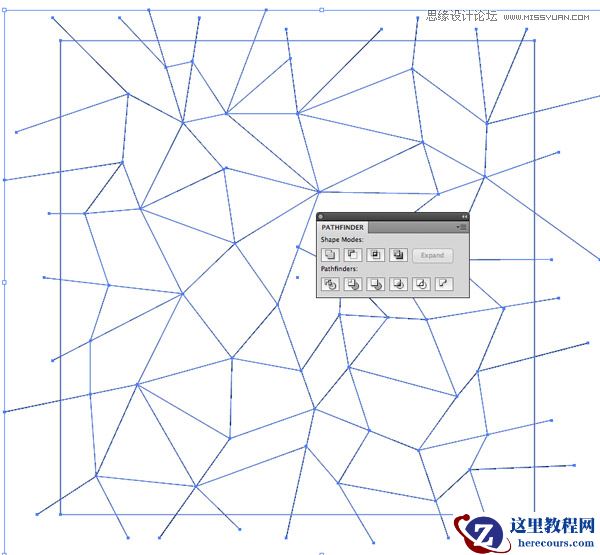 Illustrator创建酷炫时尚的多边形背景