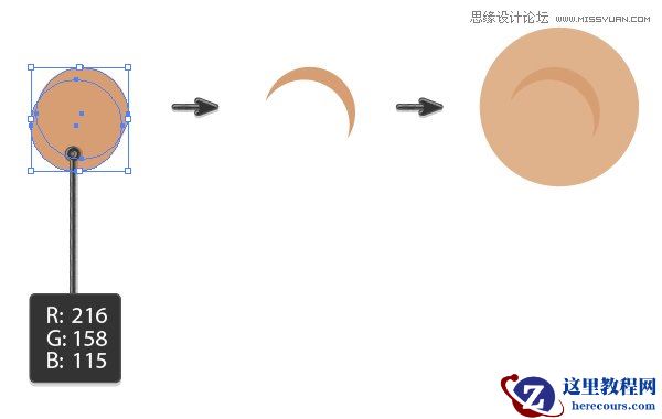 Illustrator制作矢量风格的人物头像效果