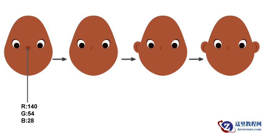 Illustrator绘制时尚风格的人像插画