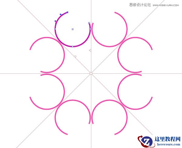 Illustrator绘制典雅时尚的欧式立体花纹