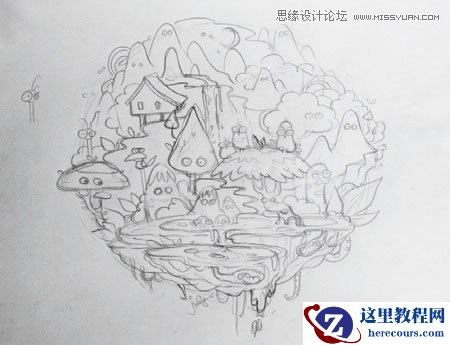 Illustrator绘制抽象唯美的插画教程