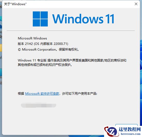 Win11系统如何查看自己的版号?Win11系统查看版号的方法